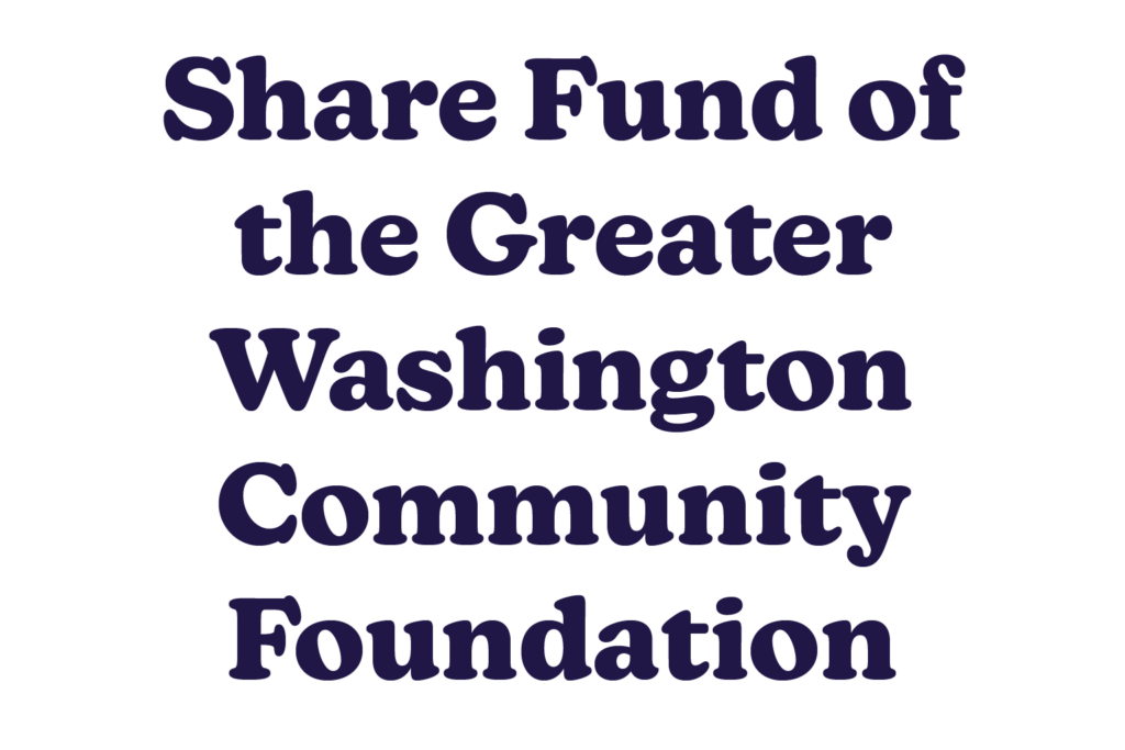 Share Fund of the Greater Washington Community Foundation Logo