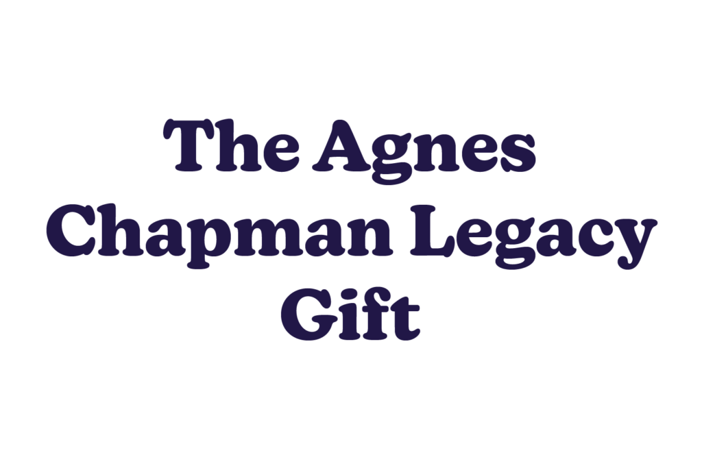 The Agnes Chapman Legacy Gift Logo