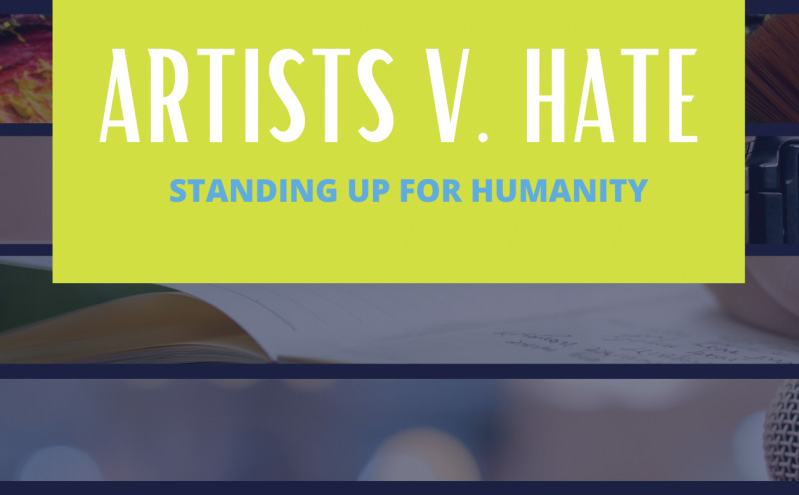 Cover image for "Artists v. Hate: Standing Up For Humanity" article